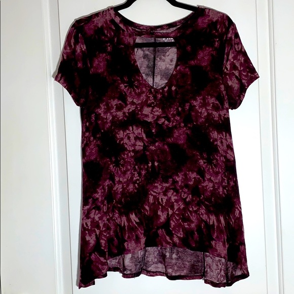 Mudd Dark purple tie-dye shirt. Size M - Picture 1 of 4